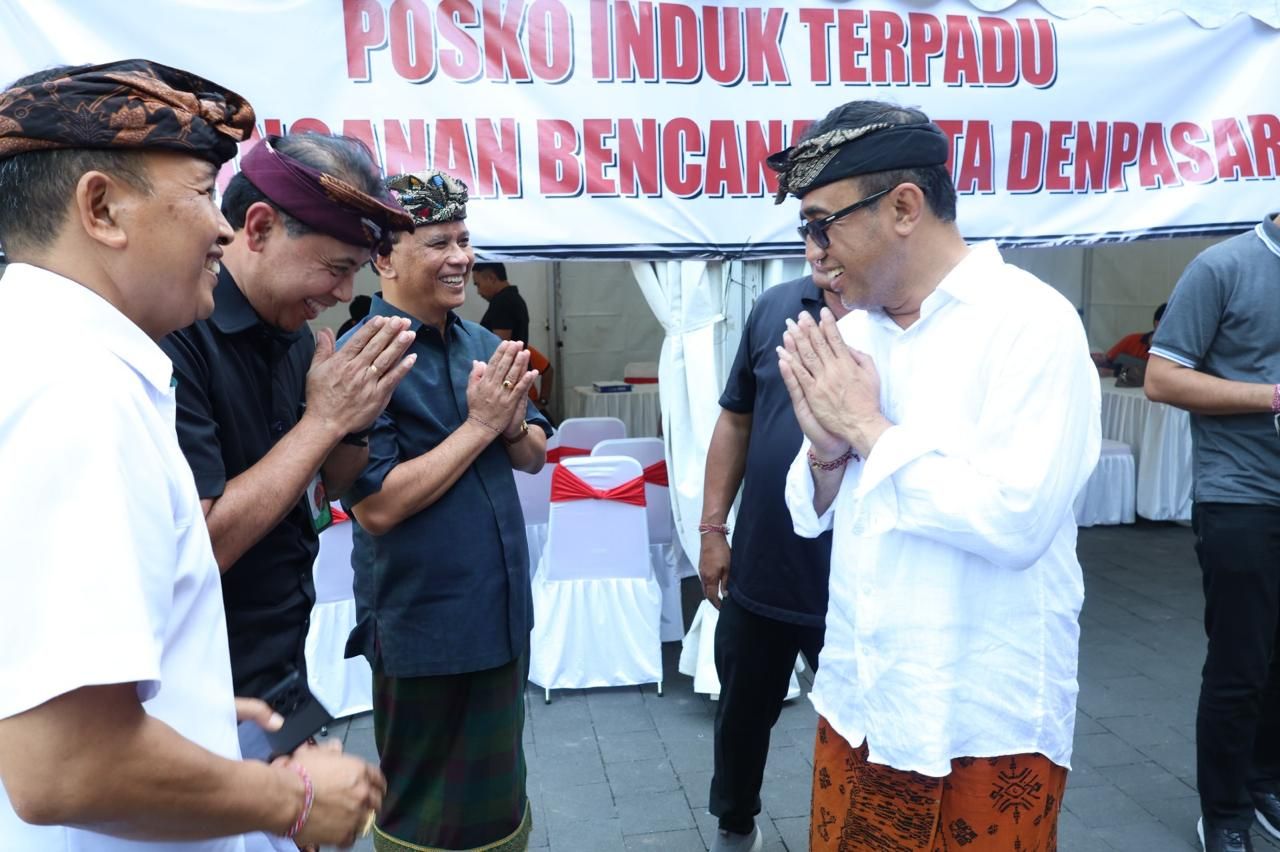 Pemkot Denpasar Terima Bantuan Bencana dari Bank BPD Bali